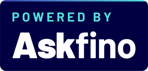 Askfino power by badge-Single-color on light