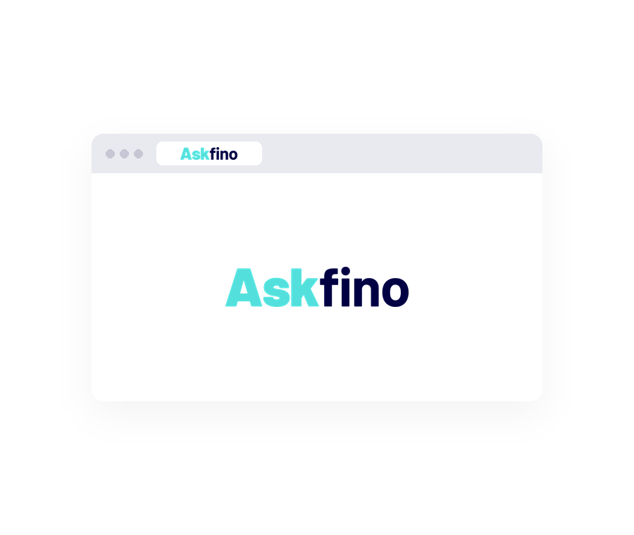 Askfino-Browser tab