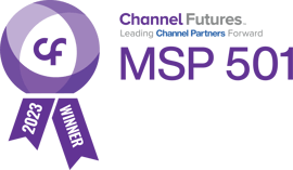 Logo for the Channel Futures 2023 Award MSP 501