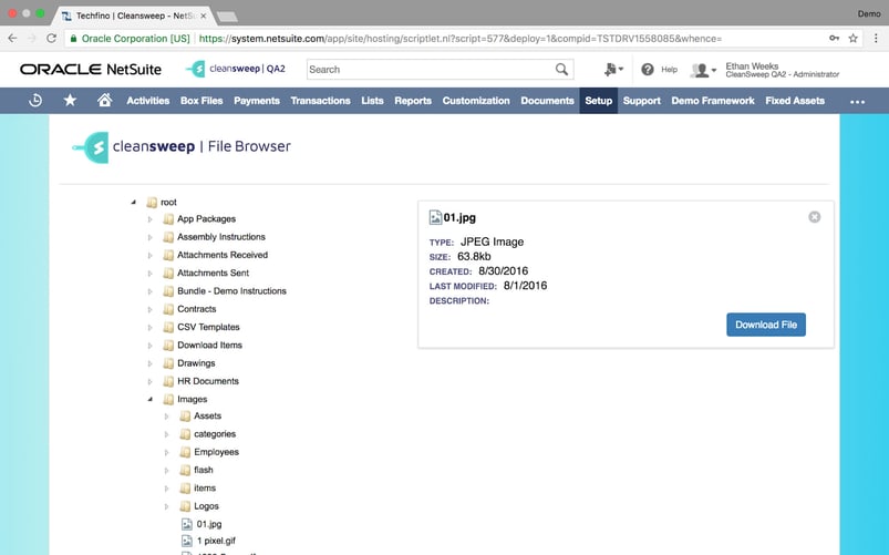 Fig8-File-Browser-Screen