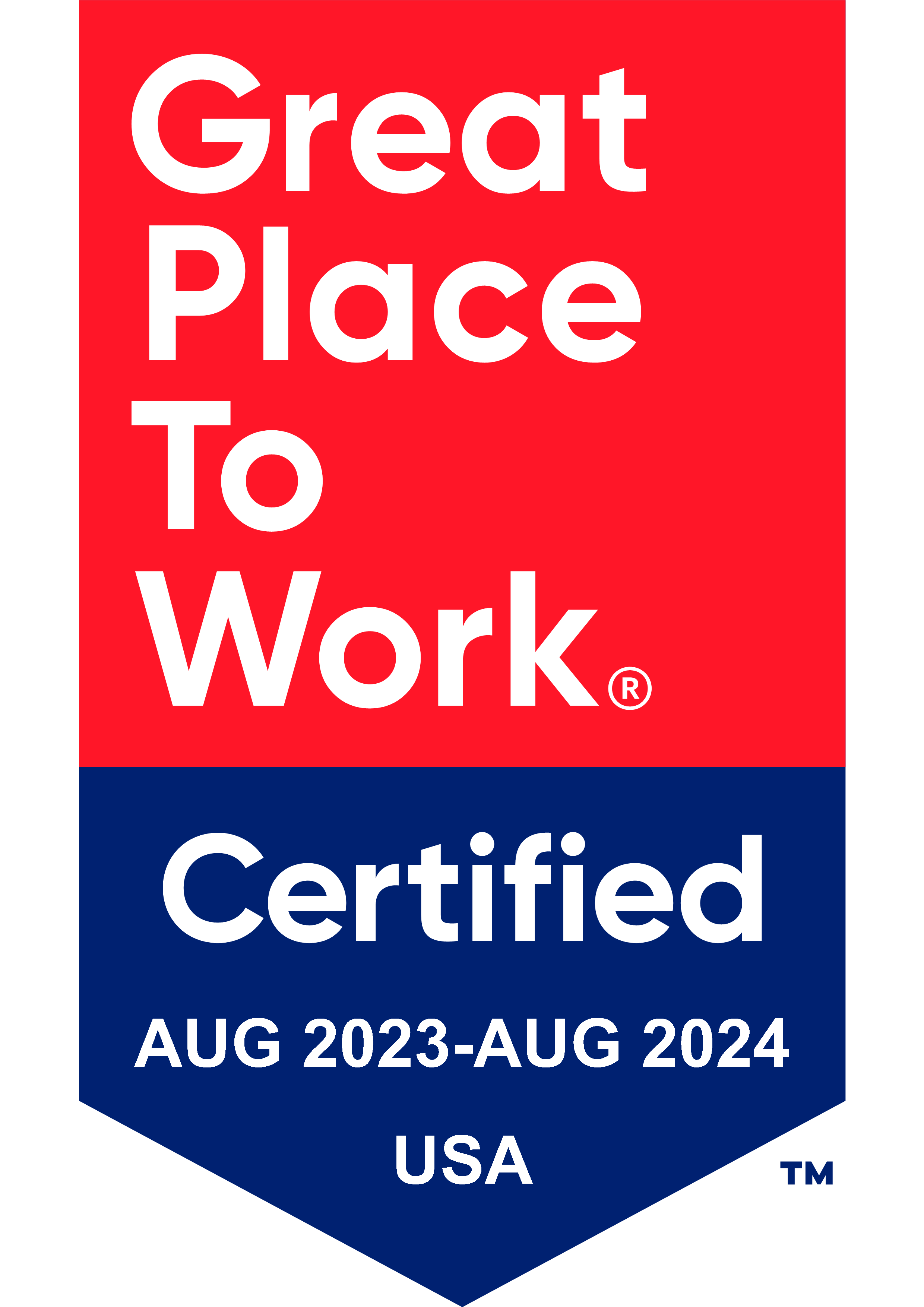 Great Place To Work 2023 Badge