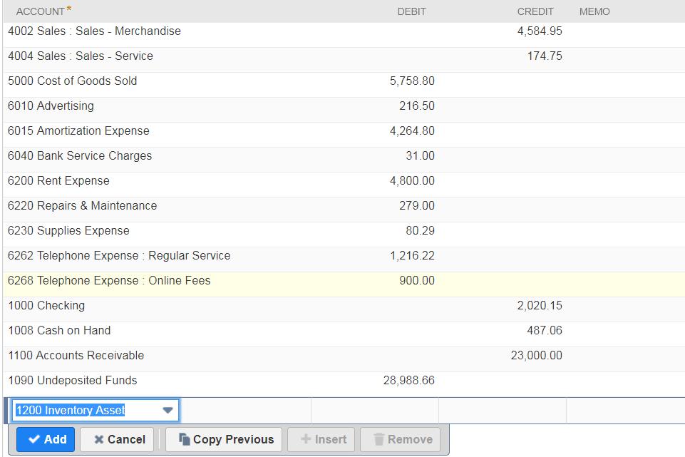 balance sheet 2