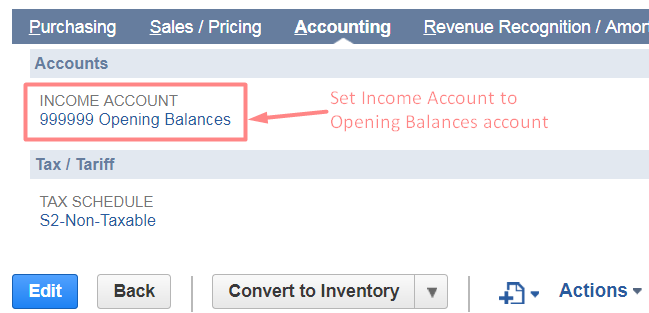 income account