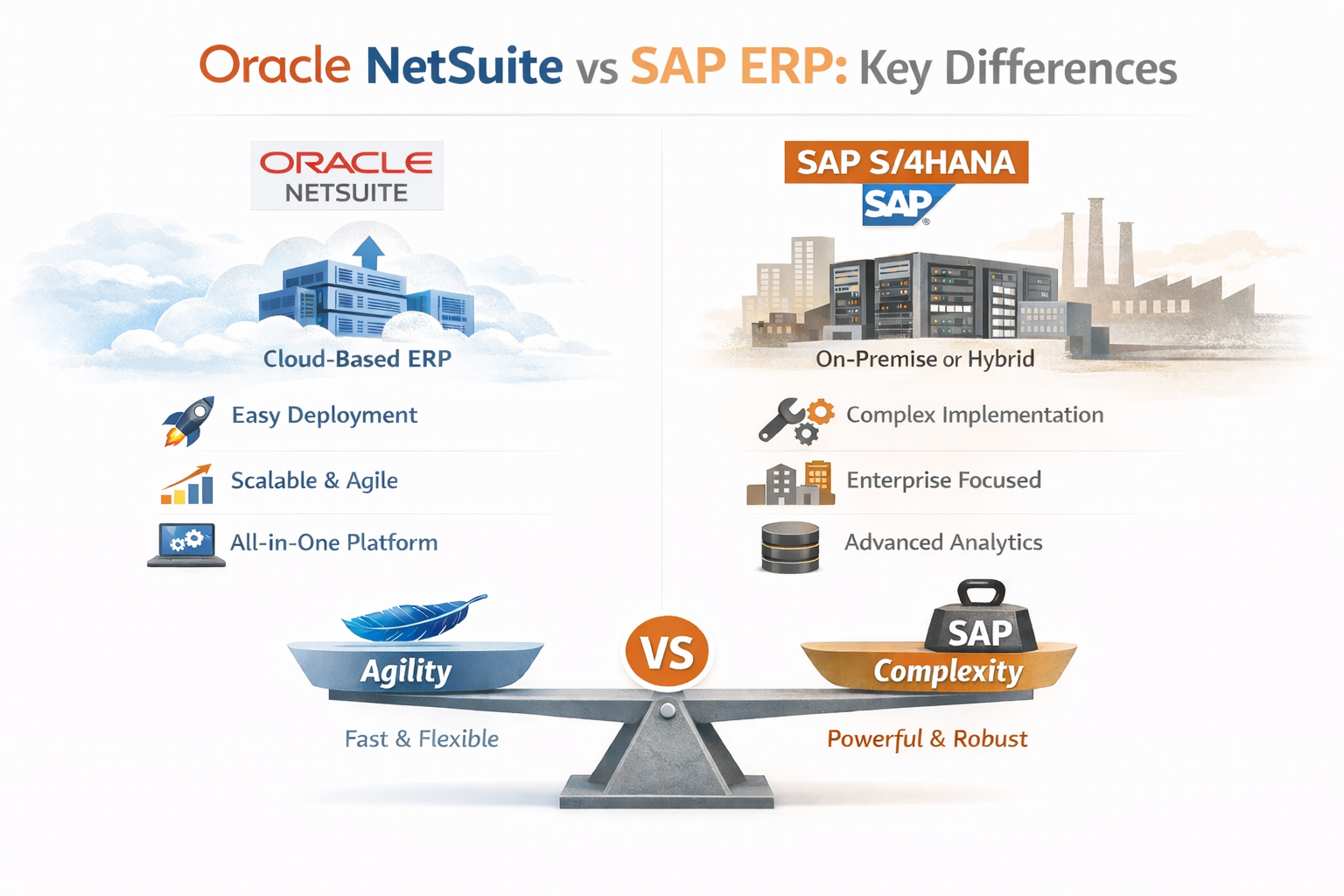 NetSuite vs SAP ERP