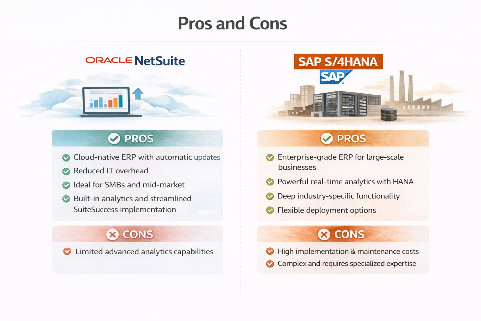 NetSuite vs SAP S4HANA - Pros and Cons-1