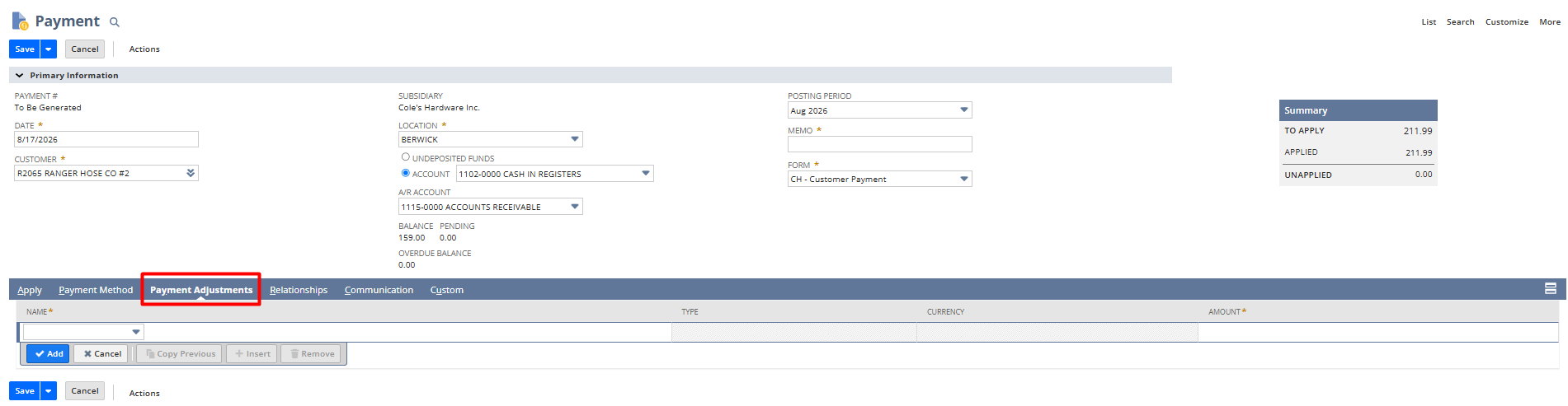 Order Management and Payments - Step 1 - Netsuite 2026-2 Release