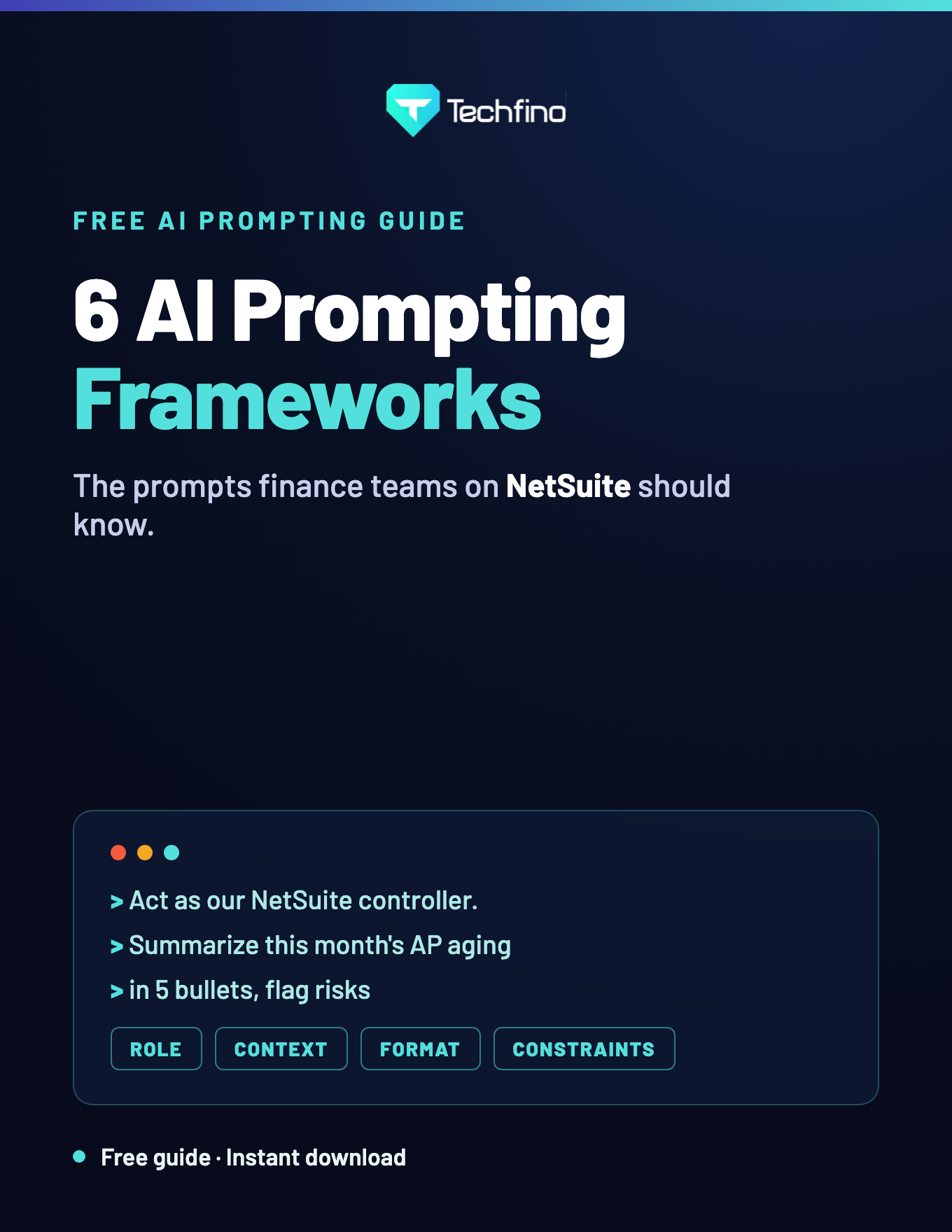 6 AI Prompting Frameworks Every NetSuite Finance Team Should Know