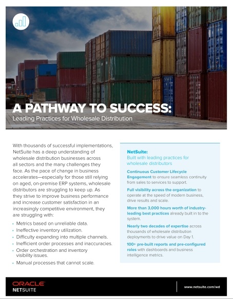 A Pathway to Success: Leading Practices for Wholesale Distribution